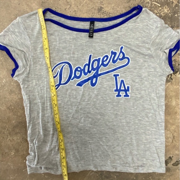 Y2K Babydoll Los Angeles Dodgers MLB Touch Stadium Women’s Graphic T-Shirt OBO - Picture 4 of 6